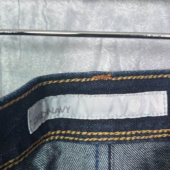 Old Navy Dark Wash Mini Denim Jean Skirt Size 6 - Picture 6 of 8